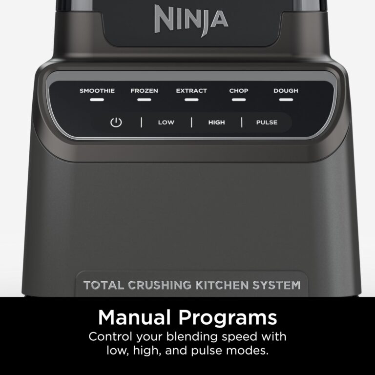 Ninja Blender, Kitchen System for-Smoothie, Frozen, Extract, Chop & Dough, Pitcher, 8-cup Food Processor Bowl, Smoothie Cup, Ninja Total Crushing, 1200 Watt, BPA Free, Dark Grey, BR601AMZ - Image 5