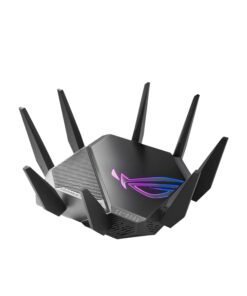 ASUS ROG Rapture GT-AXE11000 Tri-band WiFi 6E Extendable Gaming Router, 6GHz Band, 2.5G Port, Triple-level Game Acceleration, VPN Fusion, Subscription-free Network Security, AiMesh Compatible
