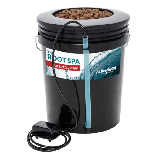 Active Aqua RS5GAL4SYS Root Spa 5 Gallon Hydroponic 4 Bucket Deep Water Culture Grow Kit System with Multi-Purpose Air Hose and Air Pump, Black - Image 9