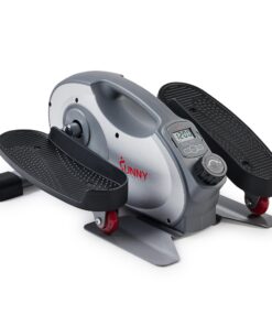 Sunny Health & Fitness Smart Portable Fully Assembled Magnetic Under Desk Elliptical Peddler, Foot & Leg Pedal Exerciser - SF-E323017