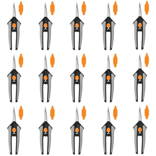 Fiskars 15pc Micro-Tip Pruning Snip Set, Precision Stainless Steel Blades, Softgrip Handles for Deadheading, Trimming & Shaping Small Plants - Image 6