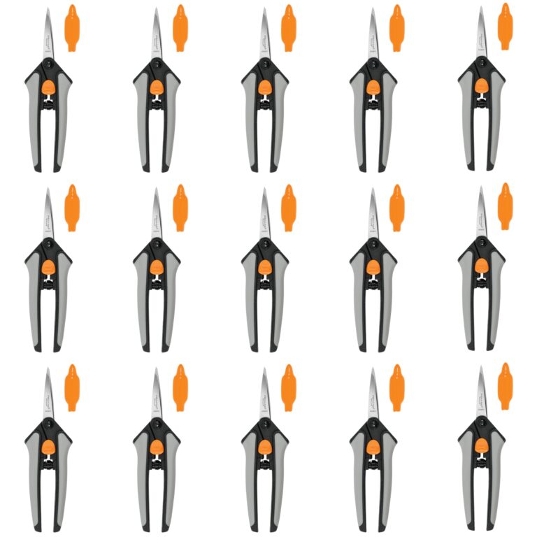 Fiskars 15pc Micro-Tip Pruning Snip Set, Precision Stainless Steel Blades, Softgrip Handles for Deadheading, Trimming & Shaping Small Plants - Image 6