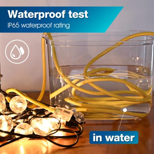 BBOUNDER 300 FT Super Size Outdoor Extension Cord Waterproof, 12/3 SJTW Heavy Duty 15A 1875W, Flexible 100% Copper 3 Prong Cords for Commercial Use and High Power Appliance, Yellow - Image 9