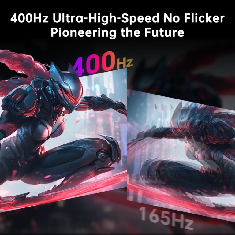 KTC 24.5 inch 400Hz 240Hz Gaming Monitor | Fast IPS 1ms | FHD 1080P Monitor | HDR 400 128% sRGB | HDMI x2, DP x2 |Tilt Adjustability Silver-Gray VESA 360Hz Monitors H25X7 - Image 9