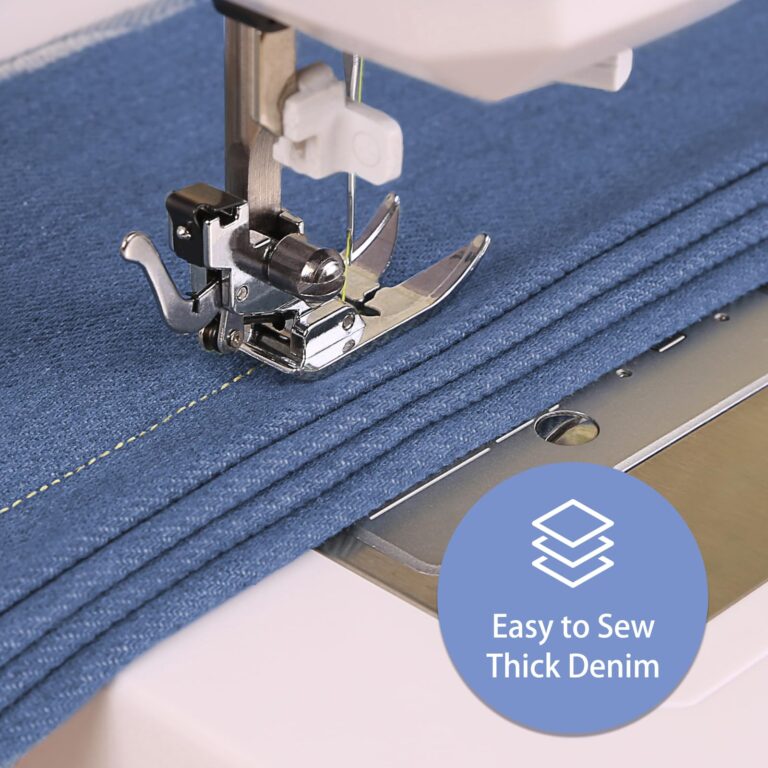 FEIYUE FYe370 Sewing Machine with Multiple Needle Positions, Energy Saving Servo Motor, Heavy Duty & Portable, 34 Built-in Stitches, Speed Control, Easy to Use, Great for Beginners - Image 2