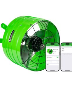 Quietcool AFG SMT ES-3.0 Smart Attic Fan for Gable Vents - Up to 2801 CFM - As low as 22 Watts - Smart App Control - Thermostat and Humidistat - 20ft Power Cord - Plug-and-play - Three Speed