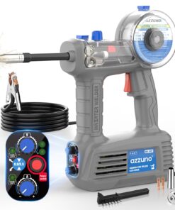 AZZUNO 100Amp Handheld MIG Welder Machine, Gasless MIG Welder Machine, Portable Flux MIG Welding Machine 100V