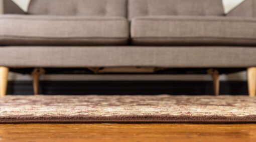 Unique Loom Voyage Collection Traditional Oriental Classic Intricate Design Area Rug (10' 0 x 13' 0 Rectangular, Brown/Ivory) - Image 7
