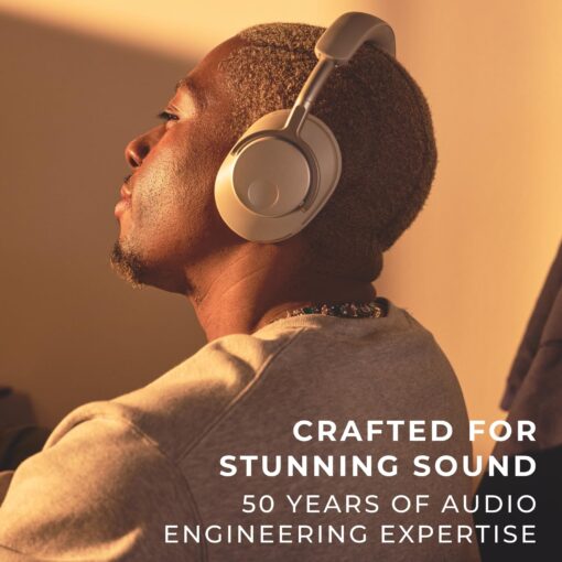 Cambridge Audio P100 Over-Ear Headphones with Active Noise Cancellation (White) - Image 6