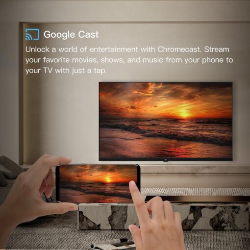 FPD 43 Inch Smart TV 4K UHD LED Flat Screen Google TV with Google Cast, Bluetooth, HDMI, Streaming Live, HDR 10, Dolby Vision, Ultra Slim Television(Canvas-Series, CG43-C3, 2025) - Image 4