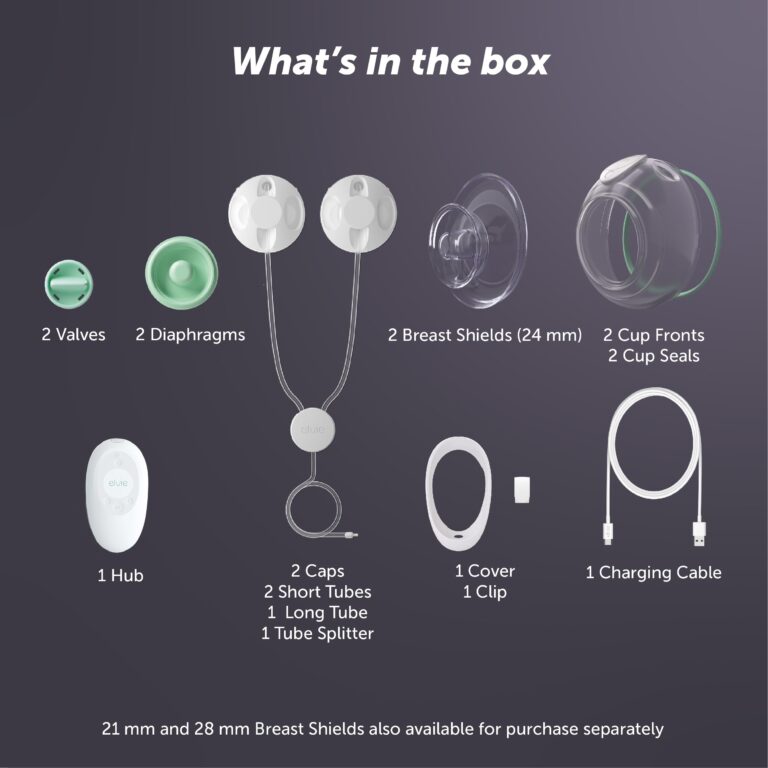 Elvie Stride Hospital-Grade, App-Controlled Breast Pump - Hands-Free, Wearable, Ultra-Quiet & Electric with 2-Modes, 10-Settings & 5oz Capacity per Cup - Image 2