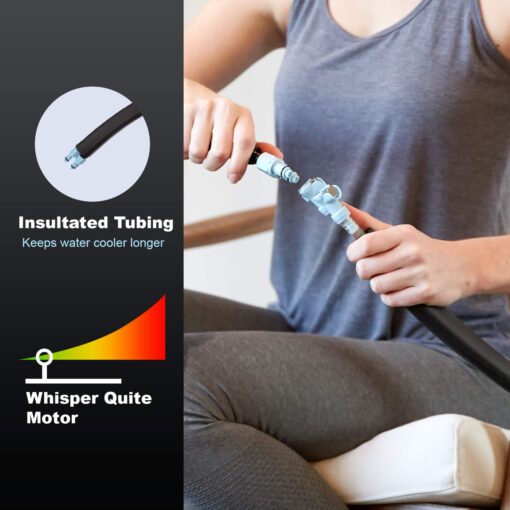 Cold Water Therapy and Hot Water Therapy System - Circulating Personal Heat/Cooling Device by Aqua Relief (ARS w/TPU) - Image 4