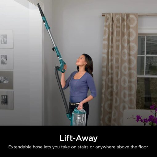 Shark CU512 Lift-Away XL Upright Vacuum with Crevice Tool, Teal (Renewed) - Image 4