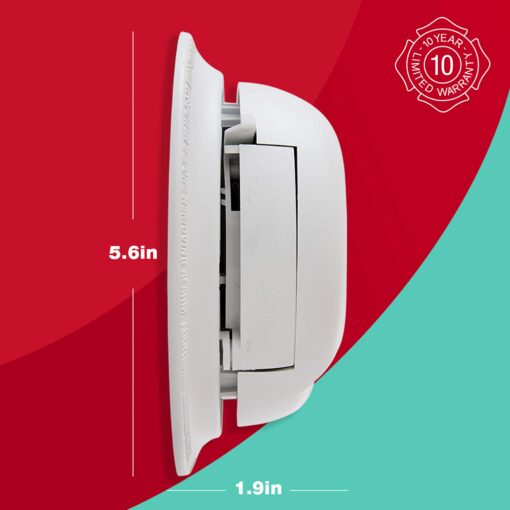 FIRST ALERT BRK SC9120B-3 Hardwired Smoke and Carbon Monoxide (CO) Detector with Battery Backup, White, Pack of 3 - Image 3