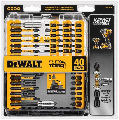 DEWALT Mechanics Tool Set (205-piece) and Screwdriver Bit Set (40-Piece) - Image 3