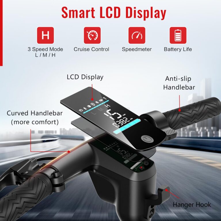 SISIGAD Electric Scooter Adults,8.5" Tires/10 Tires,Peak 500W Motor,Top Speed 19/22Mph,Long Range,Folding E-Scooter with Dual Suspension and Braking System,Smart Control - Image 5