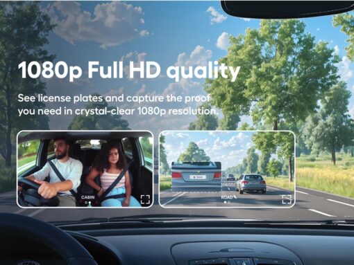 Nexar Pro Dual Dash Cam - 1 Year Nexar App Subscription Included - Unlimited Cloud Storage, Drive Recordings, Parking Mode, Night Vision, All Inside The Nexar App - WiFi HD Front Dash Cam (64 GB SD) - Image 6