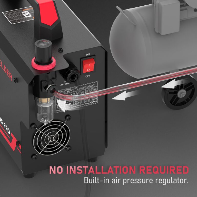 YESWELDER 55 Amp Plasma Cutter Non-High Frequency, Large LED Digital Display Non-Touch Pilot Arc, Digital DC Inverter 110/220V Dual Voltage Plasma Cutting Machine CUT-55DS PRO NEW - Image 5