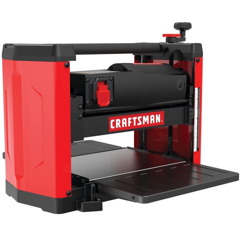 CRAFTSMAN Planer, 15 Amp, For Benchtops, Two Knife Solid Steel Cutter Head (CMEW320)