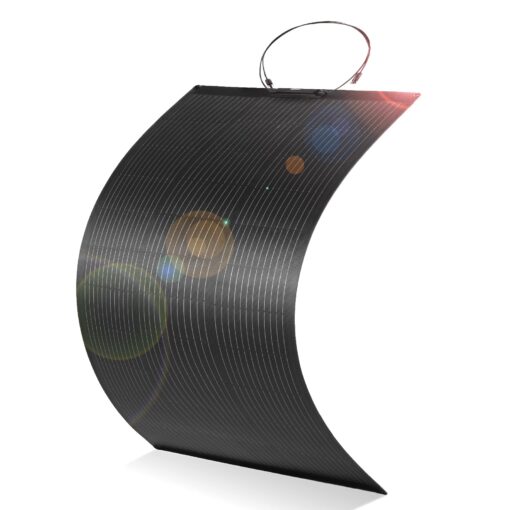 ATEM POWER 150W Flexible Solar Panel 245° Bendable 12V Monocrystalline Portable Solar Charger with Uneven Surfaces Lightweight for RV Tent Roof Boat Cabin onfppt Marine Camping