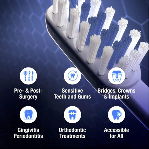 Emmi-dent Oral Waver Electric Toothbrush. Ideal for Sensitive Teeth, Plaque Removal and More! Includes Nano-Bubble Toothpaste (Kids Gentle Vibration Oral Waver with 100% Ultrasound) - Image 3
