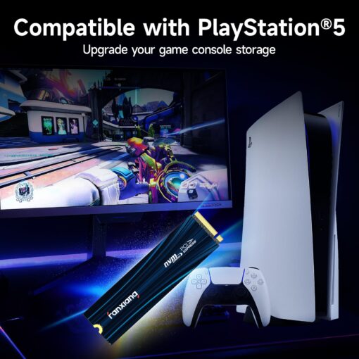 fanxiang 4TB PCIe NVMe SSD Gen 4 Gaming SSD M.2 2280, Up to 7300MB/s Compatible with PS5, Internal Solid State Drive for Gamers, Professionals, Creators S880E - Image 5