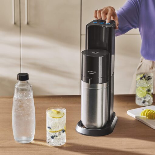 SodaStream E-Duo Sparkling Water Maker (Black) with CO2 and Carbonating Bottle - Image 4