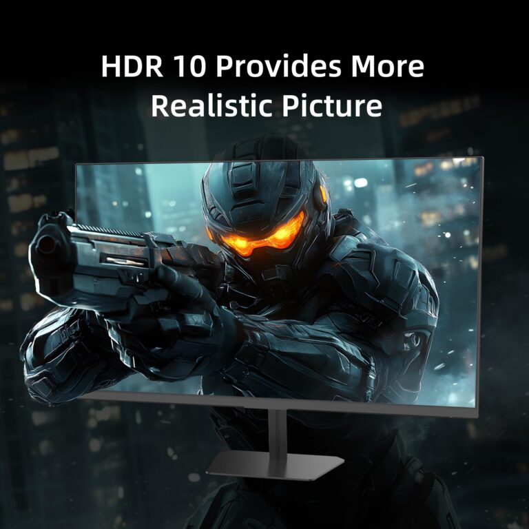 KTC 24 Inch 180Hz Gaming Monitor, 2K QHD Fast IPS PC Gaming Monitor, 1440p 1ms Computer Monitor 144Hz, G-Sync and FreeSync Compatibility, HDR Support, HDMI Displayport, VESA, Q24T09 - Image 2