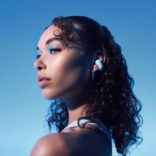 Bose Ultra Open Bluetooth Earbuds, True Wireless Earbuds with OpenAudio for Awareness, Clip On Design for Comfort, Immersive Audio, Up to 48 Hrs of Playtime, Moonstone Blue - Limited Edition Color - Image 6