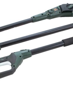 Hooyman Cordless 40 Volt Pole Saw with In-Line 8in Saw, Auto-Oiler, 40V Battery with Charge Indicator, Ergonomic Grip, and Carry Case for Cutting, Tree Trimming, Hunting, Camping, and Outdoors