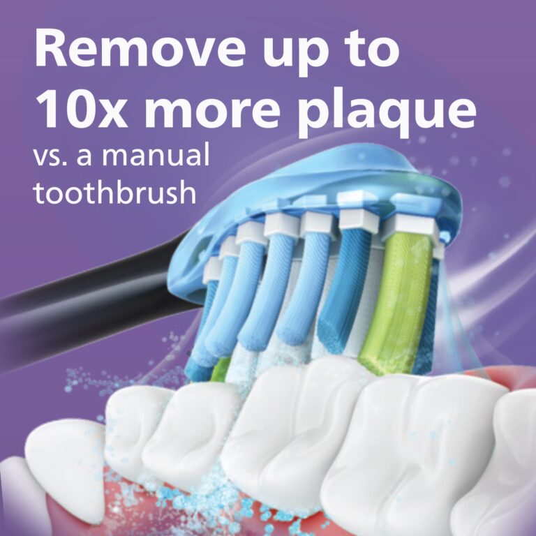 PHILIPS Sonicare 9000 Special Edition Rechargeable Toothbrush, Black/Purple, HX9911/91 - Image 9