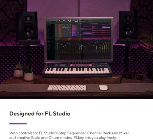 Novation FLkey 37 MIDI Keyboard - Seamless FL Studio Integration with Chord Mode and Scale Mode. All the software you need for Music Production - Image 7