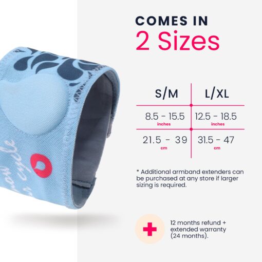 Tempdrop Fertility and Ovulation Tracker –Wearable Basal Body Temperature (BBT) Monitoring Sensor and Fertility Charting App Includes Comfortable Armband (L/XL - 12.5-18.5 Inches) - Image 5