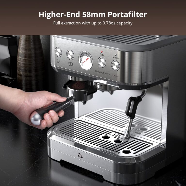 Takywep Professional Espresso Machine with Built-In Grinder and Milk Frother, 15 Bar Cappuccino and Latte Maker, Gift for Coffee Enthusiasts, Mom, Dad - Image 8