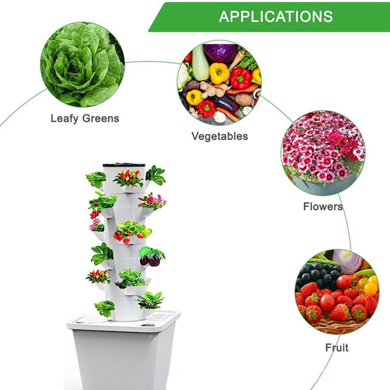 Hydroponics Growing System Kit Tower,Best Large Herb Garden Lettuce Tomato Vegetable Herb Outdoor Indoor Hydroponics Growing System - Image 4