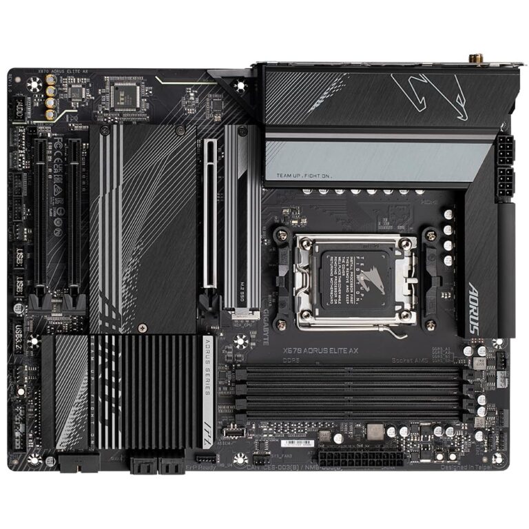 Gigabyte AORUS Elite AX AMD X670 Socket AM5 ATX DDR5 Motherboard - Image 3