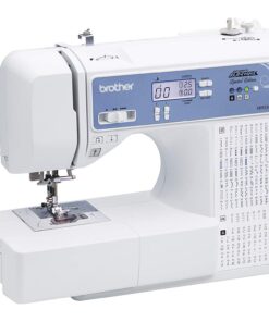 Brother XR9550PRW Sewing and Quilting Machine, Project Runway, 165 Built-in Stitches, LCD Display, Wide Table, 8 Included Feet