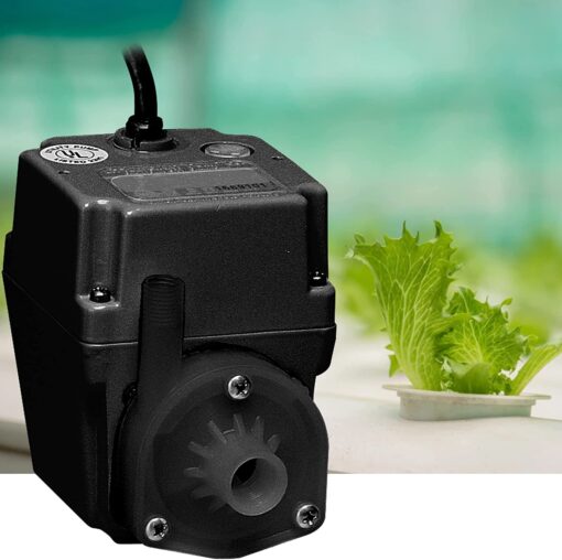 Little Giant 2E-38N-WG In-line/Submersible 300 GPH, 1/40 HP, 115 Volt Manual Small Oil-filled Aluminum Pump with 15-ft. Cord, Black, 502375 - Image 6