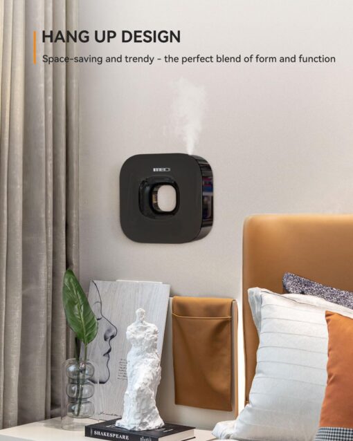 MEIDI Smart Bluetooth Aromatherapy Machine, hvac scent diffuser waterless Essential Oil Diffuser, APP Control, Suitable for Home, Office, Hotel, Yoga spa - Image 4