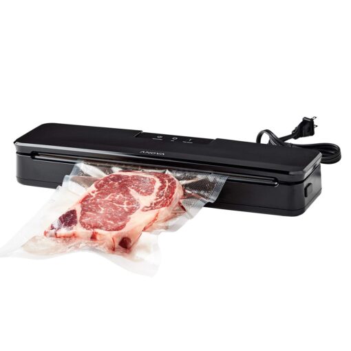 Anova Culinary (ANOVA) ᴿᴱᴰ Precision Cooker, Black, Medium & ANVS01-US00 Anova Precision Vacuum Sealer, Includes 10 Precut Bags, For Sous Vide and Food Storage - Image 4