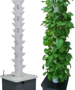 Hydroponic Tower Kit Hydroponic Planting System, Hydroponic Vertical Planting, Suitable for Home Kitchen Gardening Gardening Enthusiasts