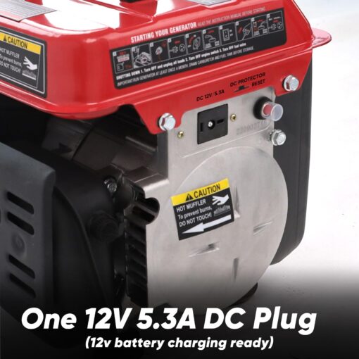 PowerSmart 1200-Watt Portable Generator with Super Quiet, Ultralight for Camping, PS50 - Image 7