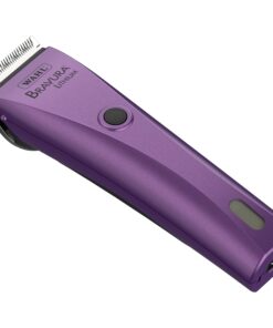 Wahl Professional Animal Bravura Pet, Dog, Cat, and Horse Corded/Cordless Clipper Kit, Purple (#41870-0423)
