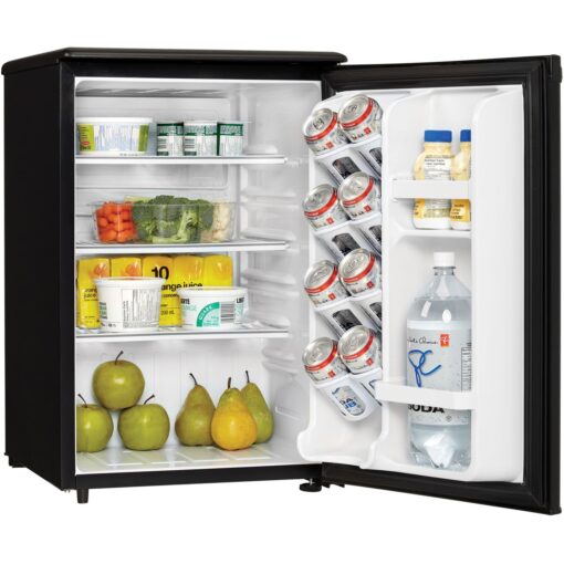 Danby Designer 2.6 Cubic Feet Compact Refrigerator (DAR026A1BDD-3), Black - Image 4