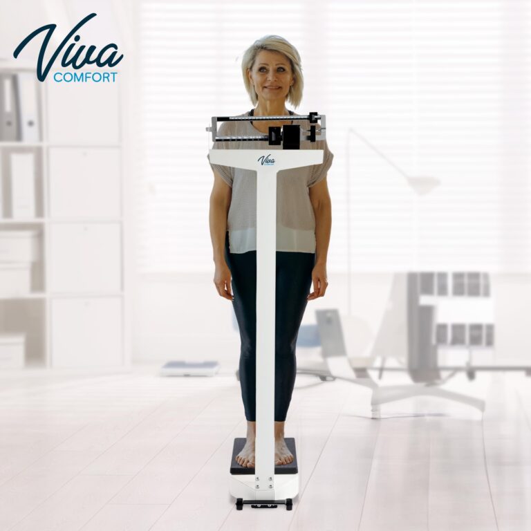 VivaComfort Medical Office Beam Scale, Analog Medical Grade Height and Weight Scale, Mechanical Bathroom and Gym Scale, Weight Capacity 440 lbs - Image 7