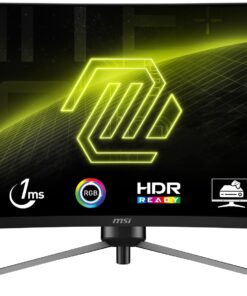 MSI MAG345CQR, 34-inch UWQHD 3440 x 1440 Computer Monitor, 180Hz, HDMI, 1ms, Black