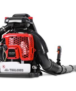 Thalorus 63CC Gas Backpack Leaf Blower, 2-Stroke, 665 CFM, 205 MPH, Variable Speed & Cruise Control, Ergonomic Harness, Reduced Emissions, for Fast Yard Cleanup (TR692 Pro)