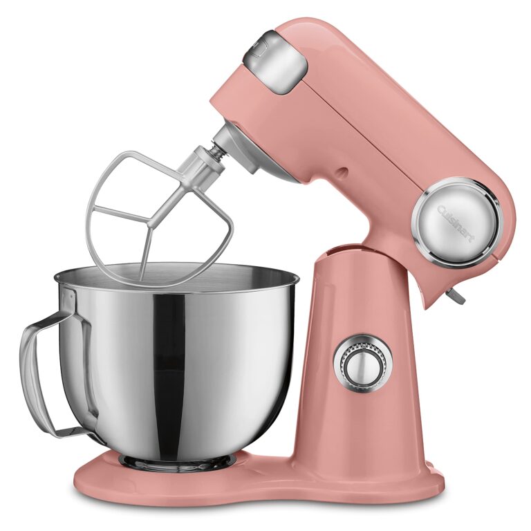Cuisinart SM-50CO Precision Master 5.5-Quart 12-Speed Stand Mixer with Mixing Bowl, Chef's Whisk, Flat Mixing Paddle, Dough Hook, and Splash Guard with Pour Spout, Blushing Coral, Manual - Image 6