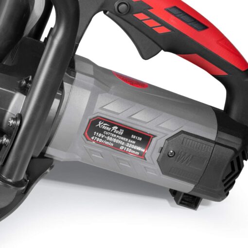 XtremepowerUS 3200W Electric Power Disc Cutter Circular Demo Saw For Wet/Dry Concrete Guide Roller Cut Off, 16" - Image 4