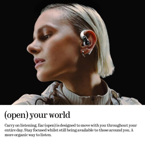 Nothing Ear (Open) Open-Ear Headphones, Earbuds with Earhooks, Clear Voice Technology with 2 Mics, BT 5.3, Fast Charging, Compatible with iPhone & Android -White - Image 2